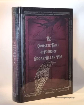 THE COMPLETE TALES AND POEMS OF EDGAR ALLAN POE Deluxe Hardcover *NEW SEALED* - Imagem 1 de 3