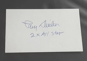 LARRY DIERKER added "2 x ALL STAR" ASTROS SIGNED AUTOGRAPHED INDEX CARD 3X5 - Picture 1 of 1