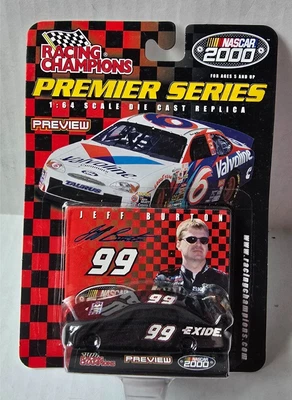 RARO ERROR DE IMPRESIÓN Nascar 1:64 Premier Series con cubierta de tela para automóvil #99 Jeff Burton Foto 1 de 3