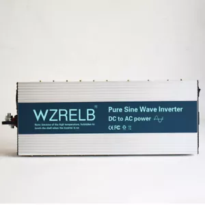 4000W Pure Sine Wave Inverter 36V to 110V 220V Power Converter Truck Car Home RV - Picture 1 of 3