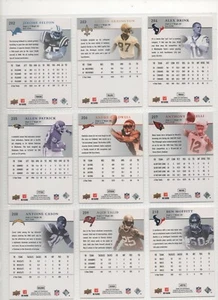 CARTE BASE ROOKIE UPPER DECK NFL 2008 SCEGLI DALL'ELENCO A TENDINA - Foto 1 di 11