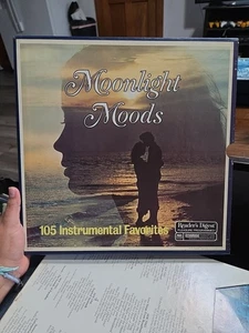 Moonlight Moods 105 Instrumental Favorites 8 LP Boxed Set by Reader’s Digest - Foto 1 di 5