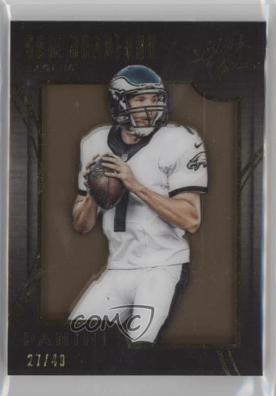 2015 Panini Black Gold Gold Foil /49 Sam Bradford #43 - Image 1 of 2