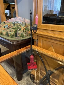 Ives/Lionel Prewar Original 1864 Late RED Block Semaphore ~1931-1932 - Picture 1 of 10