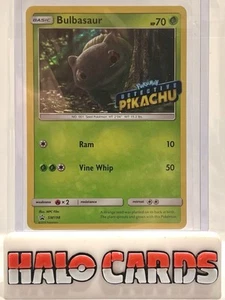 PACKFRISCH Pokemon TCG - Bulbasaur SM198 Holo Detektiv Pikachu Promo MINT Q - Bild 1 von 2