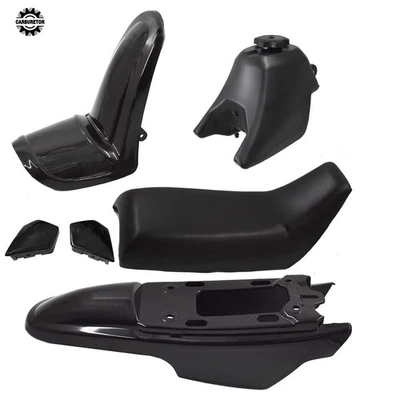 Kit de tanque de gasolina para guardabarros delantero trasero asiento guardabarros plástico negro para Yamaha PW50 PY50 EE. UU. Foto 1 de 4