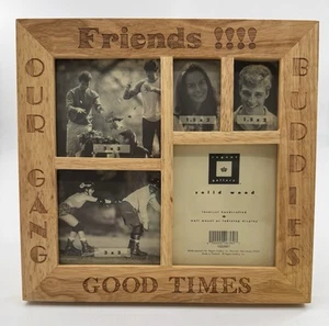 Wood Picture Frame Collage Friends Buddies Good Times Our Gang Regent Gallery - Picture 1 of 6