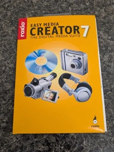 Roxio Easy Media Creator 7 with Key 2 CDs Digital Media Suite - Picture 1 of 2