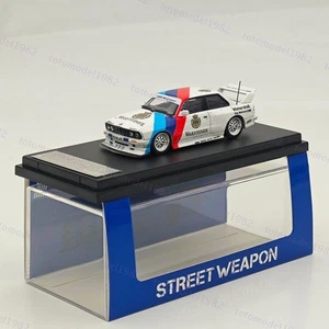 SW 1/64 BMW LTO E30 M3 - Warsteiner Racing Blanco Diecast Modelo Coche Colección - Imagen 1 de 9