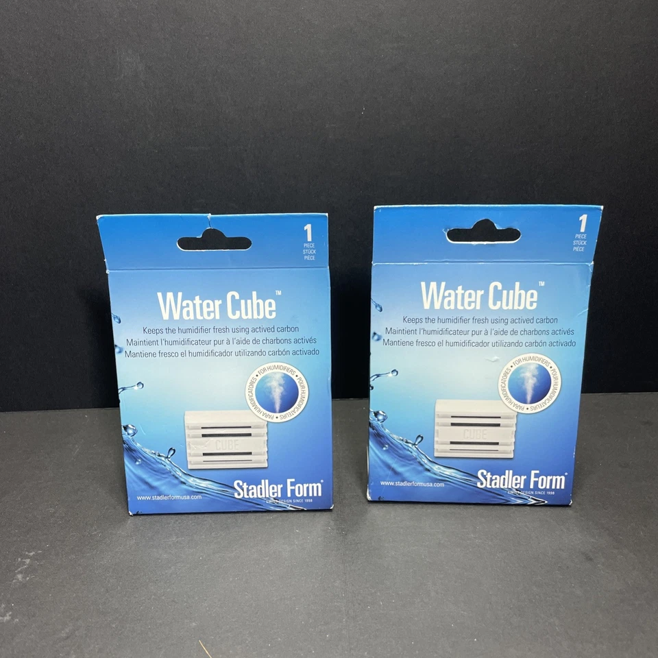 Two (2) STADLER FORM Water Cube Active Carbon Freshener for Humidifiers New - Image 1 of 4