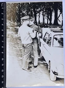Affectionate Handsome Young Men Hugging Attractive Guys Gay Int Old Photo#4851 - Picture 1 of 3