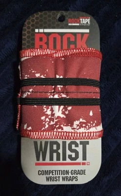 Rocktape 摇滚腕包比赛,2 包,红色、白色、蓝色 全新  — 第 1/4 张图片