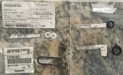 Peças de reconstrução OEM para válvula de combustível Petcock Kawasaki KE100 KE125 KE175 KE250 KD125 - Imagem 1 de 3