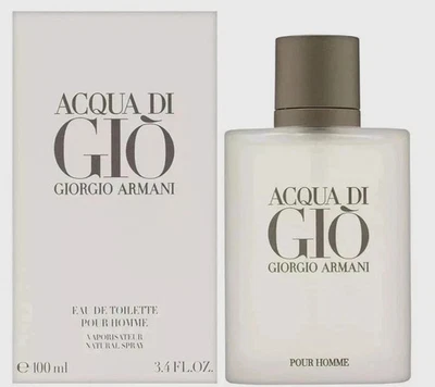 Giorgio Armani Acqua di Gio Eau de Toilette 100ml EDT Spray New & Sealed