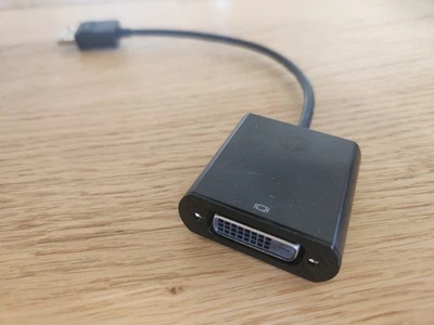 HP Displayport auf DVI Adapter  DP Stecker  auf DVI Buchse - Bild 1 von 2