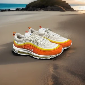 Zapatilla deportiva Nike Air Max 97 Athletic Club DQ8237-800 para hombre Rush 0range/blanca talla 13 - Imagen 1 de 22