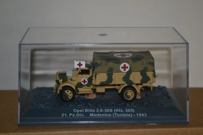 ALTAYA OPEL BLITZ 3.6-36S KFZ.305  21.pz.div medenine TUNISIE 1943- 1943 au 1/72 - Photo 1/4