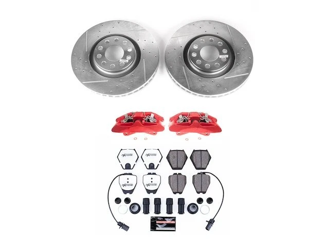 Kit de pastillas de freno delanteras y rotor para Audi Allroad Quattro 2002 2001-2005 JD812BX Foto 1 de 1