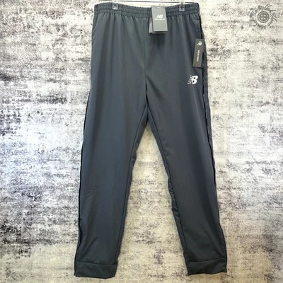 Nuevo con etiquetas Pantalones New Balance All Motion Elastizados Malla Forrados Acero Azul-Gris Para Hombre Grandes Foto 1 de 4