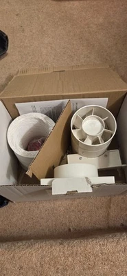 Airvent 434446A Inline Loft Extractor Fan with Timer 4" / 100mm - Image 1 of 2