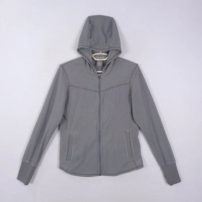 Chaqueta con Capucha REI para Mujer Gris Grande Exterior Ropa Activa Polar Bolsillos con Cremallera Completa Foto 1 de 4