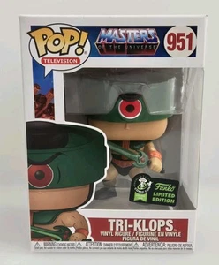 Personaggio Funko Pop MOTU Emerald City Comiccon Tri-Klop nuovo con scatola protezione morbida inclusa - Foto 1 di 6