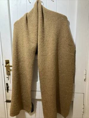Zara Warm Wool Brown Ladies Scraf In Excellent Condition - Image 1 of 4