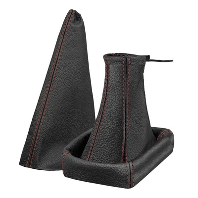 Borsa cambio + cuffia freno a mano Opel Tigra Twintop 2004-2010 cucitura rossa - Immagine 1 di 4