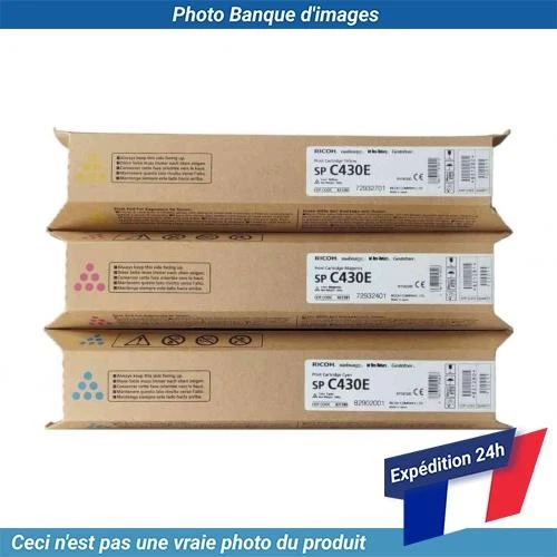 821207 Ricoh SP C430E Toner CMY Pack of 3 - Photo 1/1