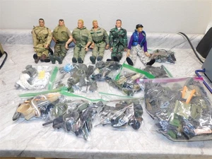 Huge GI Joe 12" Figure & Accessory Lot - 6 Figures, Tons of Accessories, 1 Lot - Picture 1 of 14