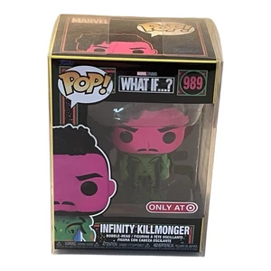 Funko Pop! Marvel #989 Infinity Killmonger Blacklight Target exclusivo nuevo en caja - Imagen 1 de 5