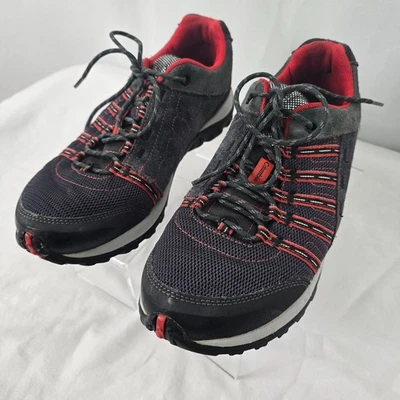 Columbia Hiking Shoes Women's Size 9 Charcoal Red Techlite OutDry Waterproof - Image 1 of 4