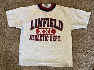 Vintage (L Or XL?) Linfield College Oregon Athletic Dept. Department T Shirt Tee - Picture 1 of 13
