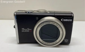 Canon PowerShot SX200 IS Digital Camera 12.1 MP Untested for P/R (No Battery) - Picture 1 of 4