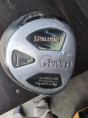Spalding Tour Flite 2 1 Driver 10.5° Used Shape But Very Solid Free Fast Shippin - Image 1 of 4