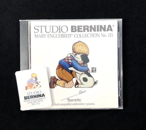 Mary Englebreit Embroidery Designs Card #111 for Deco Brother Baby Lock White - Picture 1 of 9