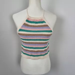 Jay Jays Crochet Halter Neck Top Size M - Picture 1 of 4