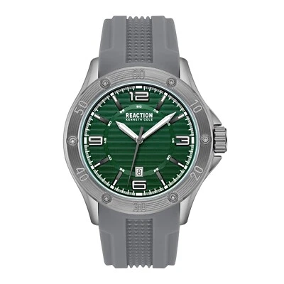 Reloj analógico Kenneth Cole Reaction para hombre con correa de silicona KRWGN7004704 Foto 1 de 2