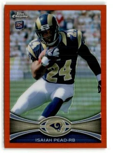 Isaiah Pead St. Louis Rams 2012 Topps Chrome Orange Refractors #202 - Picture 1 of 2