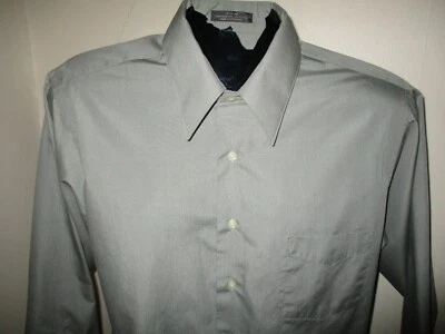 Camisa masculina popeline flecha manga longa sem rugas botão para baixo tamanho G grande - Imagem 1 de 4