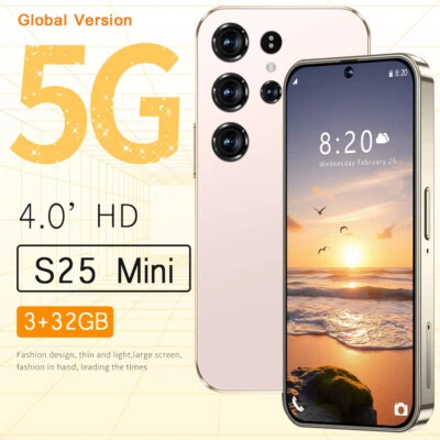 2025 S25 Mini 5G Android Smartphone 32GB Entsperrte Dual SIM Ohne Vertrag Handy - Bild 1 von 4