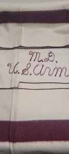 Chatham & Marshall 1944 WW2 M.D. H.B 90" X 68” 100% Wool #71580 Great Shape  - Picture 1 of 24