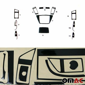 Innenraum Dekor Cockpit für VW Passat B6 2005-2010 Piano Schwarz Optik 21 tlg