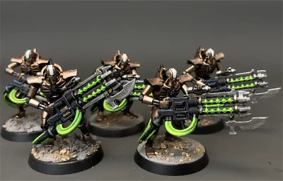 Warhammer 40K Inmortales Xenos Ejércitos Necrones Preventa Galería Pintada Modelo Ejército Foto 1 de 4