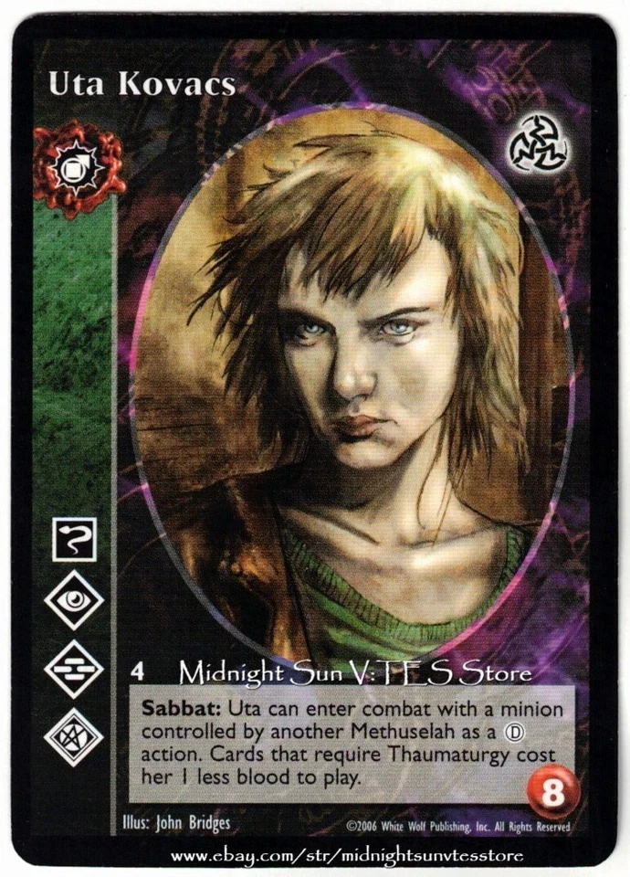 Uta Kovacs Tremere Antitribu Third Edition V:TES VTES Vampire CCG - Image 1 of 1