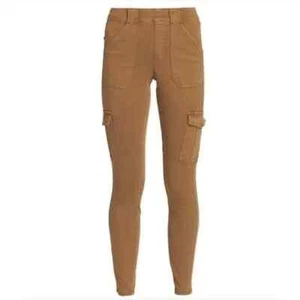 NEW Spanx Stretch Twill Ankle Cargo Pant in Acorn - Size 1X #1797 - Picture 1 of 10