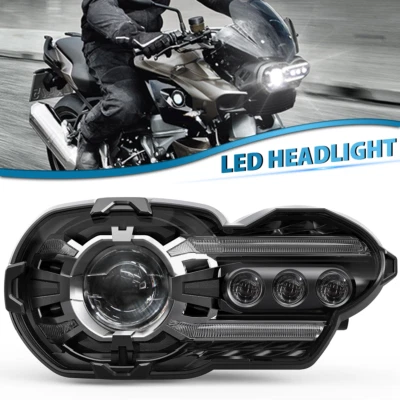 Stylish LED Headlight DRL High Low Beam Headlamp For K1300R 2010 2011 2012 2013 Foto 1 de 4