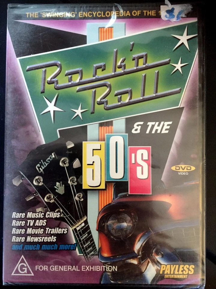 Rock 'N' Roll And The 1950's DVD, (NEW) REGION ALL - image 1 of 1