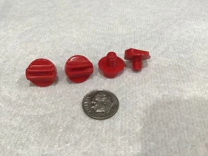 SHOEI RF-200 Face CREWS for Shield Covers RED Set Of 4 - Picture 1 of 1