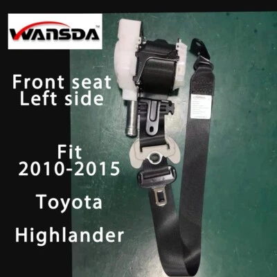 Cinturón de seguridad de coche para Toyota Highlander 2010-2015 asiento delantero izquierdo cinturones de seguridad Foto 1 de 4